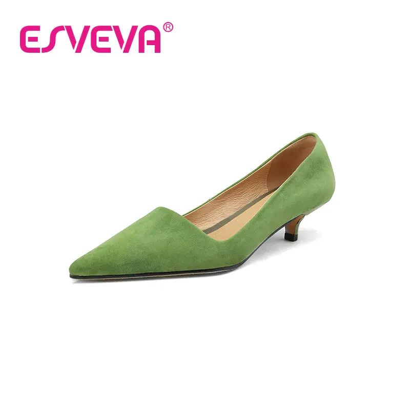 ESVEVA 2023 Classic Party Kid Suede All Match Women Vintage Style Classic Style Slip On Office Wedding Style Woman 34-39
ESVEVA 2023 Classic Party Kid Suede All Match Women Vintage Style Classic Style Slip On Office Wedding Style Woman 34-39