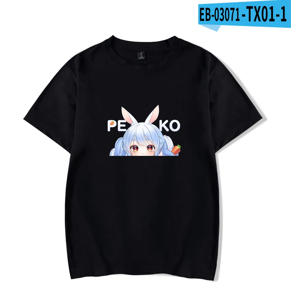 VTuber Usada Pekora Printing T-shirt Summer Fashion Round Neck Short Sleeve Popular Japanese Streetwear Plus Size
VTuber Usada Pekora Printing T-shirt Summer Fashion Round Neck Short Sleeve Popular Japanese Streetwear Plus Size