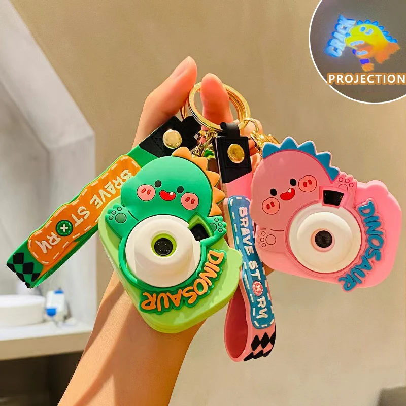 Promotion Gift Cartoon Funny PVC MINI Dinosaur Projection Camera Car Keychains Girl Bag Pendant Promotional Gift
Promotion Gift Cartoon Funny PVC MINI Dinosaur Projection Camera Car Keychains Girl Bag Pendant Promotional Gift