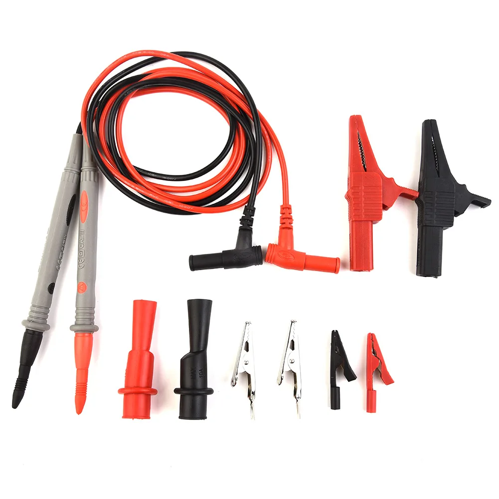 Alligator Clip Test Cable Clamp GB466-86 Test Leads 1 Set Kit Test Clips Lead Probe For Clamp Multimeter Cable
Alligator Clip Test Cable Clamp GB466-86 Test Leads 1 Set Kit Test Clips Lead Probe For Clamp Multimeter Cable
