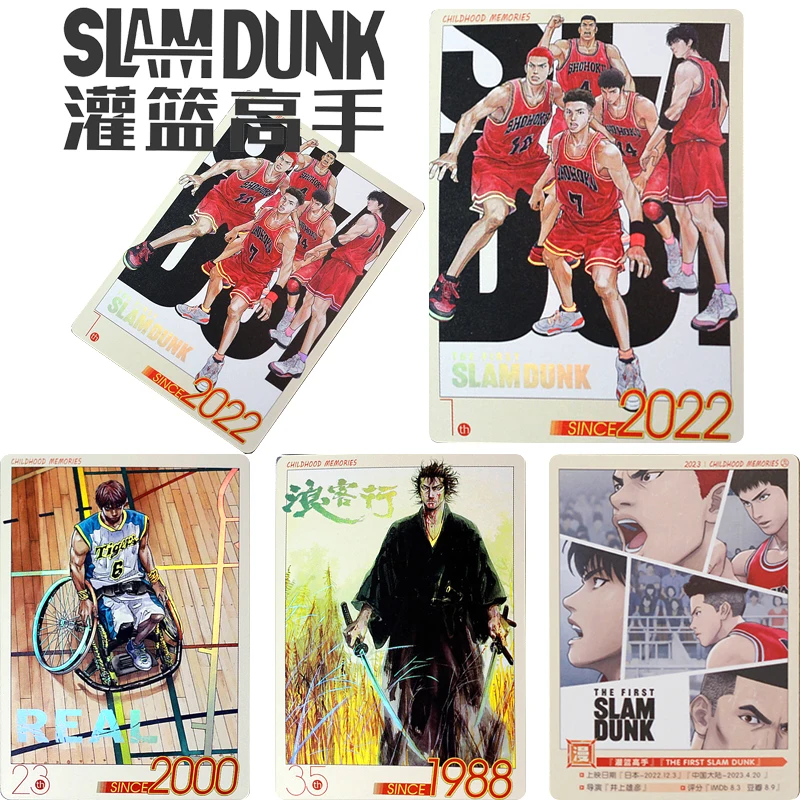 

Slam Dunk Anime Characters Sakuragi Hanamichi Miyagi Ryota DIY Homemade Collection Card Game Toys Christmas Birthday Gift