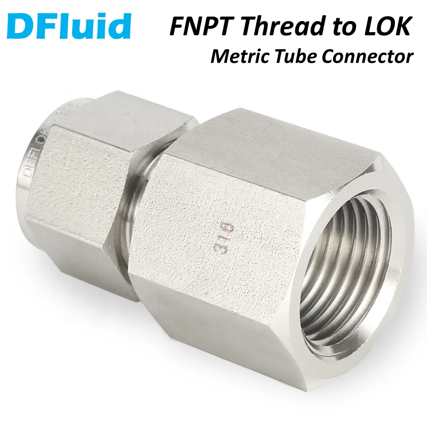 SS316L Female Connector NPT - LOK 3mm 6mm 8mm 10 12 14mm 3000psig High Pressure Tube Fitting Stainless Steel replace Swagelok
SS316L Female Connector NPT - LOK 3mm 6mm 8mm 10 12 14mm 3000psig High Pressure Tube Fitting Stainless Steel replace Swagelok