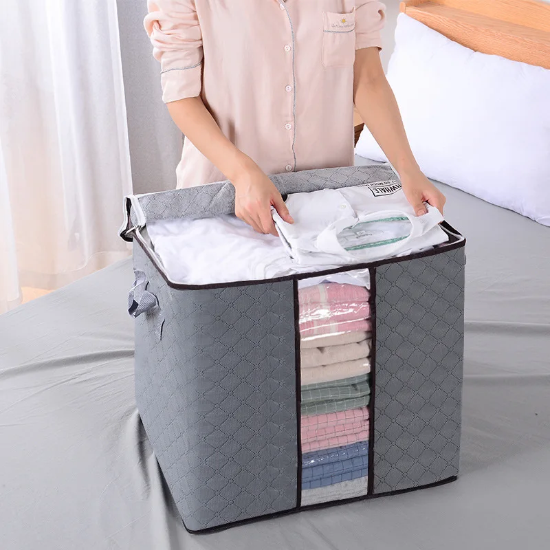 1-169 Storage box clothing household fabric dust-proof quilt storage bag transparent visual storage box clothing storage box
1-169 Storage box clothing household fabric dust-proof quilt storage bag transparent visual storage box clothing storage box