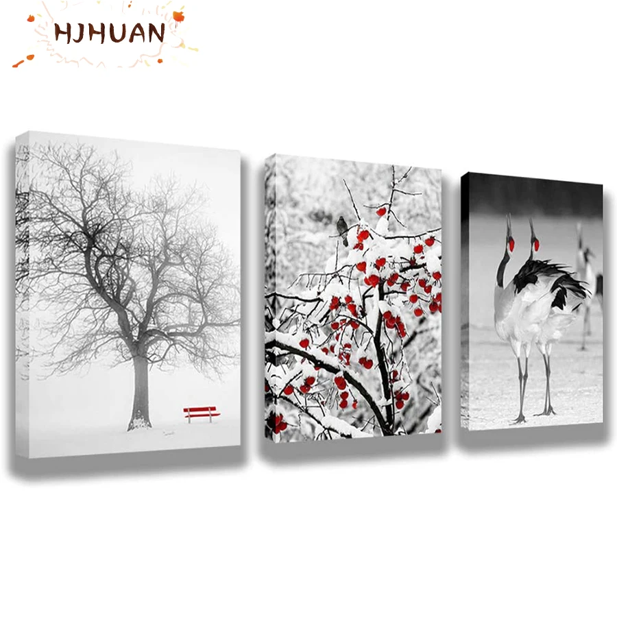 3pcs Natural scenery, snow scene, red-crowned crane Diamant Painting DIY Diamond Painting Full Square Drill Gift Home Decor Gift
3pcs Natural scenery, snow scene, red-crowned crane Diamant Painting DIY Diamond Painting Full Square Drill Gift Home Decor Gift