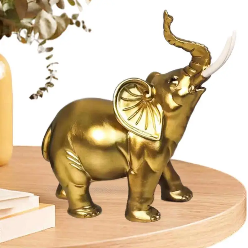 Elephant Statue Decor Modern Resin Elephant Sculpture Tabletop Animal Decorations Desktop Elephant Craft For Bedroom Entrance
Elephant Statue Decor Modern Resin Elephant Sculpture Tabletop Animal Decorations Desktop Elephant Craft For Bedroom Entrance