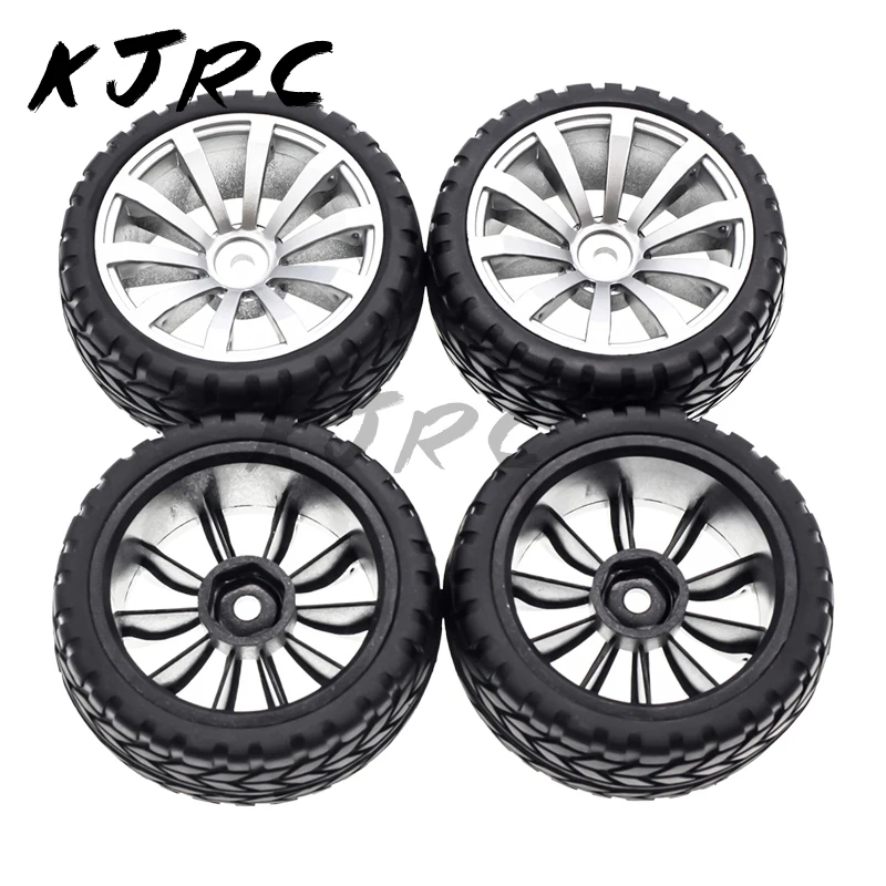 KJRC 4 Pcs 1/10 Rubber Tire RC Racing Car Tires On Road Wheel Rim Fit For HSP HPI RC Car Part Diameter 65mm Tires 94123-94122
KJRC 4 Pcs 1/10 Rubber Tire RC Racing Car Tires On Road Wheel Rim Fit For HSP HPI RC Car Part Diameter 65mm Tires 94123-94122