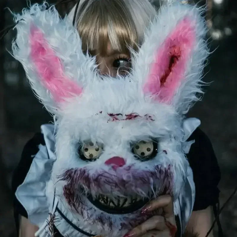Halloween Horror Cosplay Decorative Prop Mask Bloody Rabbit Plush Bunny Mask Headgear Halloween Horror Bear Mask
Halloween Horror Cosplay Decorative Prop Mask Bloody Rabbit Plush Bunny Mask Headgear Halloween Horror Bear Mask
