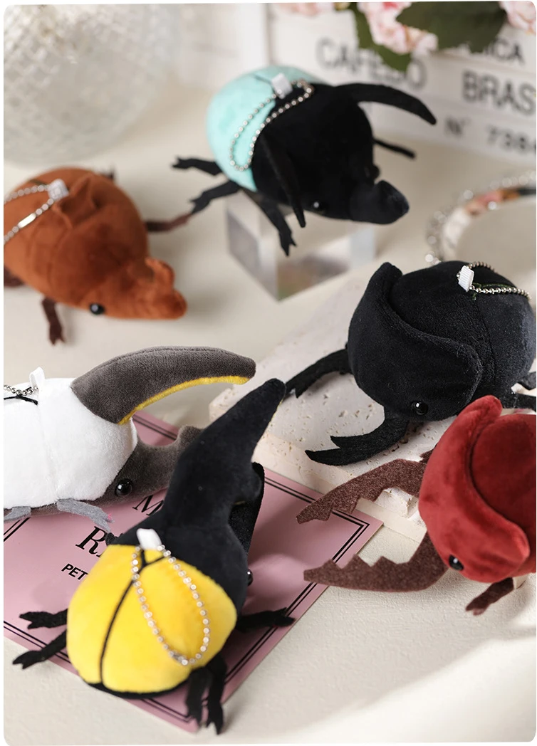 New Cute Insect Beetle Doll Small Plush Doll Keychain Insect Unicorn Bag Pendant Send Friends Birthday Christmas Gift
New Cute Insect Beetle Doll Small Plush Doll Keychain Insect Unicorn Bag Pendant Send Friends Birthday Christmas Gift