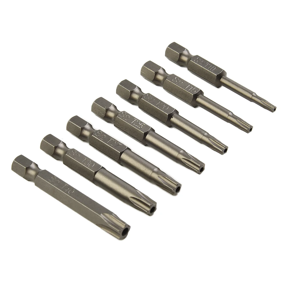 Screwdriver Bit Hollow Bits 50mm Length Kit T10/T15/T20/T25/T27/T30/T40 Five Star Magnetic
Screwdriver Bit Hollow Bits 50mm Length Kit T10/T15/T20/T25/T27/T30/T40 Five Star Magnetic