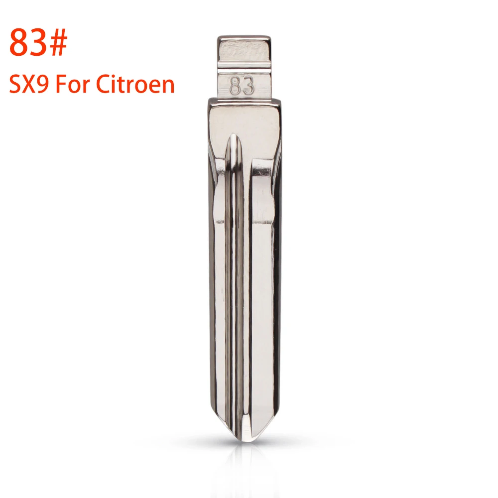 10/20/30/50pcs 83# 83 SX9 Metal Uncut Blank Flip Remote Key Blade for Citroen Peugeot for Keydiy KD Xhorse VVDI JMD
10/20/30/50pcs 83# 83 SX9 Metal Uncut Blank Flip Remote Key Blade for Citroen Peugeot for Keydiy KD Xhorse VVDI JMD