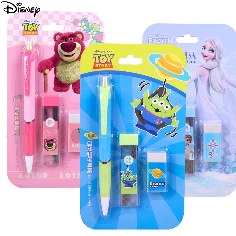 Детский механический карандаш Disney 0,7hb, мультяшный автоматический карандаш для учеников 0,5, резиновый набор, школьные принадлежности, подарки.
Детский механический карандаш Disney 0,7hb, мультяшный автоматический карандаш для учеников 0,5, резиновый набор, школьные принадлежности, подарки.