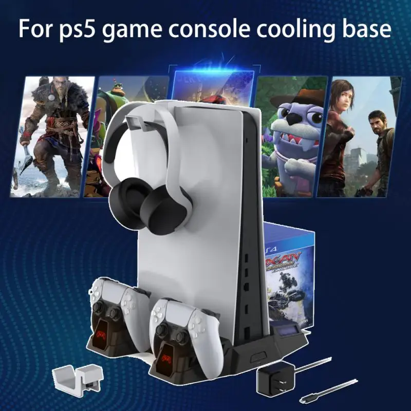 Charger 5v Fast Charging Dual Controller Usb Console Vertical New Stand Charger Game Controller Type-c For Ps5 Station Led Fan
Charger 5v Fast Charging Dual Controller Usb Console Vertical New Stand Charger Game Controller Type-c For Ps5 Station Led Fan