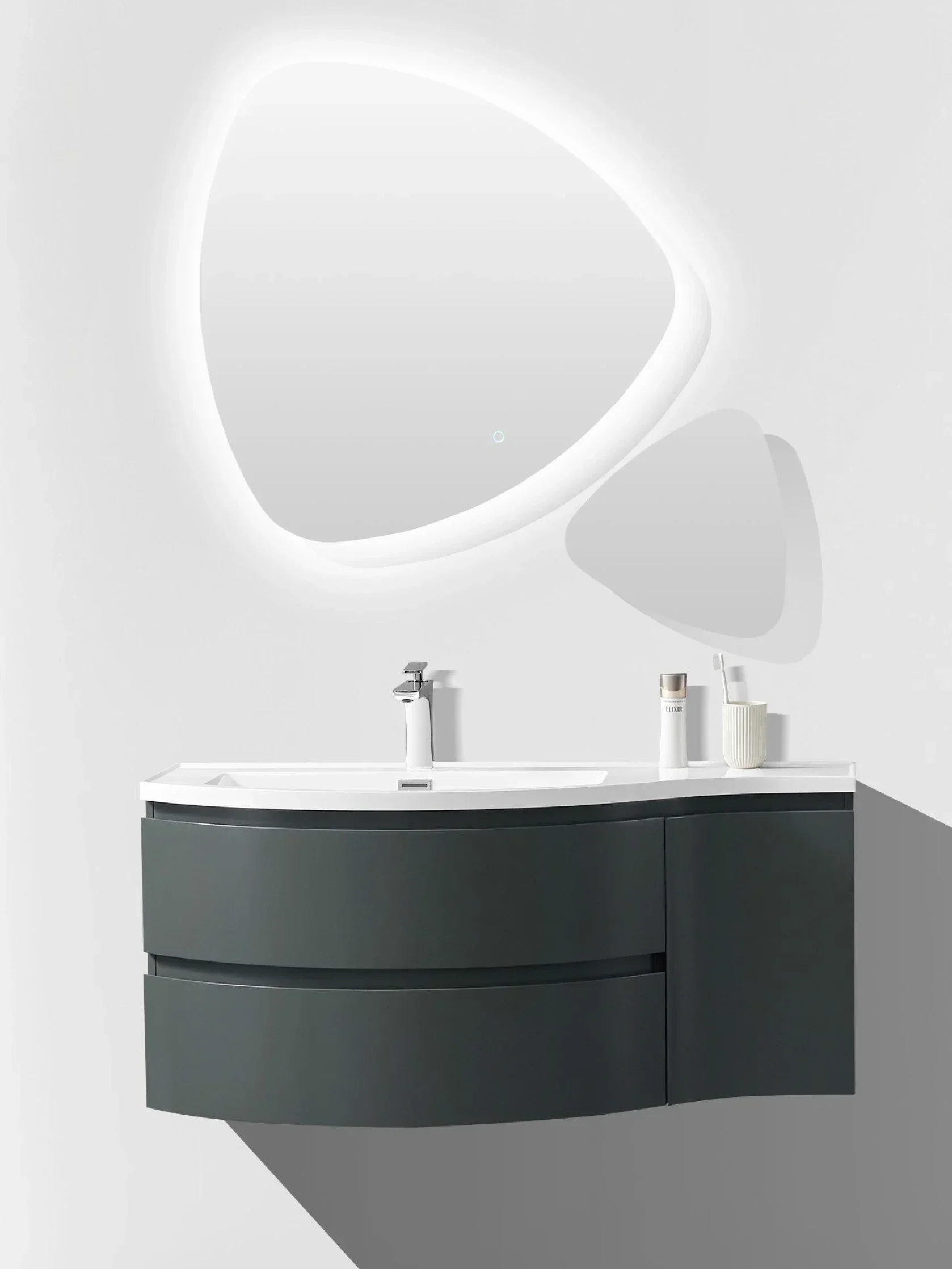 Narrow Edge Basin Cabinet Bathroom Washstand Hand Washing Washbasin Big Belly Circular Arc Shaped Paint Bathroom Cabinet
Narrow Edge Basin Cabinet Bathroom Washstand Hand Washing Washbasin Big Belly Circular Arc Shaped Paint Bathroom Cabinet