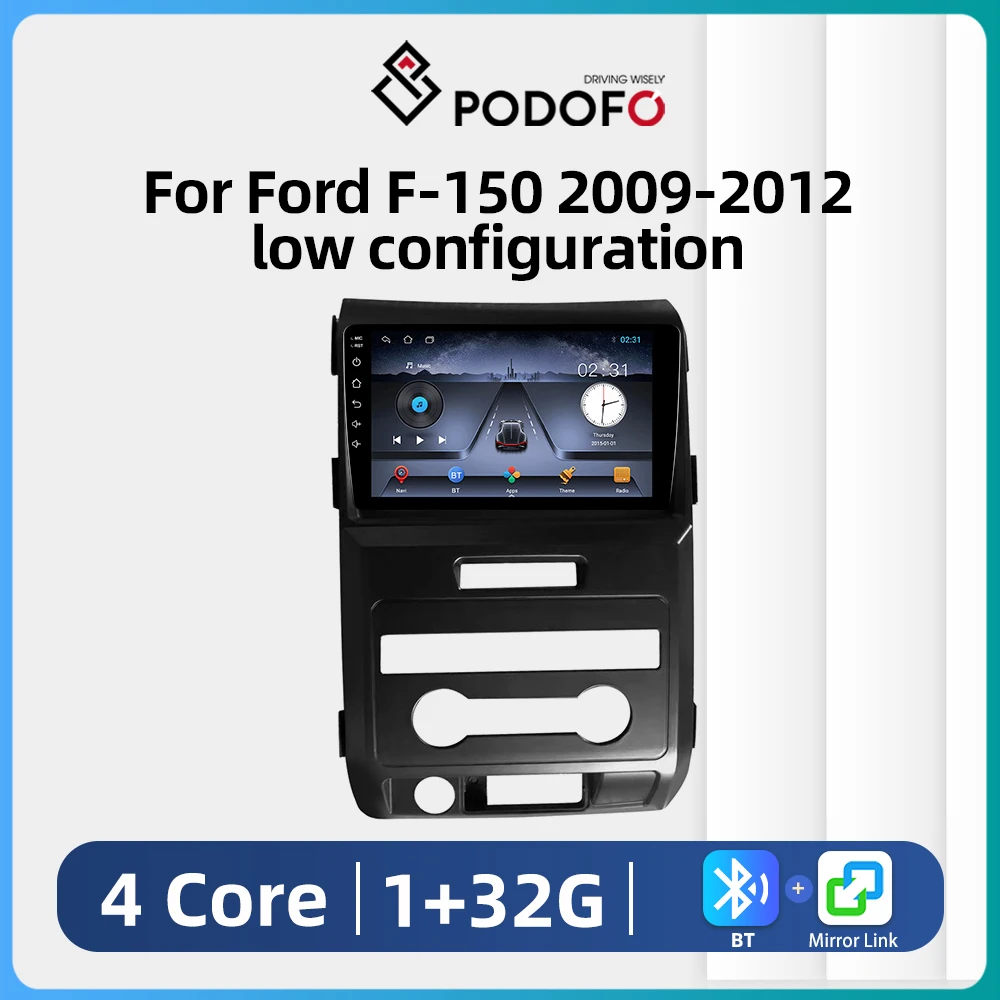 Автомагнитола Podofo для Ford F-150 2009-2012, мультимедийный видеоплеер, навигация, стерео, GPS, Android, 2din, 2 din, dvd
Автомагнитола Podofo для Ford F-150 2009-2012, мультимедийный видеоплеер, навигация, стерео, GPS, Android, 2din, 2 din, dvd