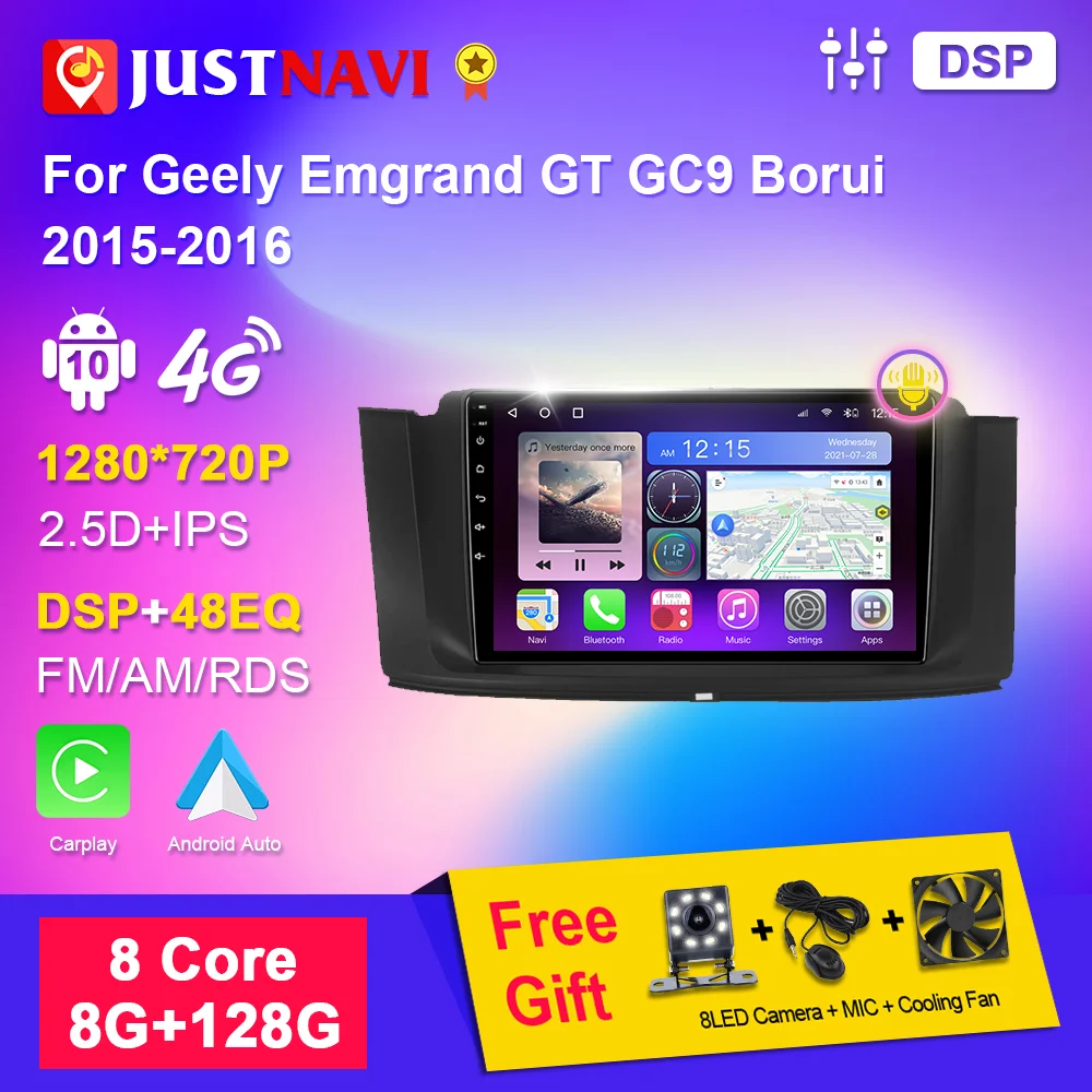JUSTNAVI for Geely Emgrand GT GC9 Borui 2015-2016 2din Car Radio Autoradio Multimedia Video DVD Player Navigation GPS Carplay
JUSTNAVI for Geely Emgrand GT GC9 Borui 2015-2016 2din Car Radio Autoradio Multimedia Video DVD Player Navigation GPS Carplay