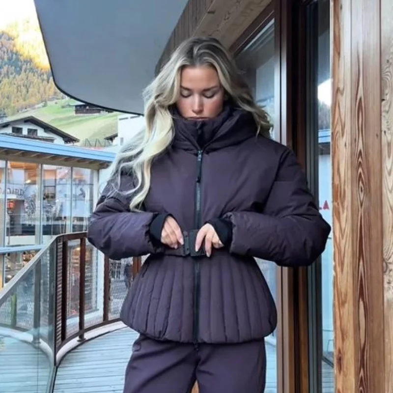 سيدة كامل الجسم بدلة تزلج مقنعين الوقوف الفراء طوق سستة حزام الخصر متوهج السراويل بذلة موضة غمد الرياضة شتاء 2025 ملابس التزلج سيدة كامل الجسم بدلة تزلج مقنعين الوقوف الفراء طوق سستة حزام الخصر متوهج السراويل بذلة موضة غمد الرياضة شتاء 2025 ملابس التزلج