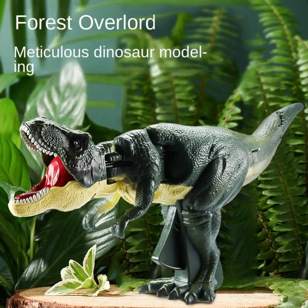 

Tyrannosaurus Rex Model Pressing Dinosaur Toys Head and Tail Movements with Swing Bite Dinosaurio Antiestres Toy Popular Plastic