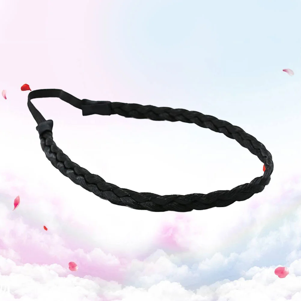 Fashion Elastic Stretch Hair Braided Headband Classic Braids Synthetic Hair Band Hair Piece Women Beauty Accessory (Black)
Fashion Elastic Stretch Hair Braided Headband Classic Braids Synthetic Hair Band Hair Piece Women Beauty Accessory (Black)