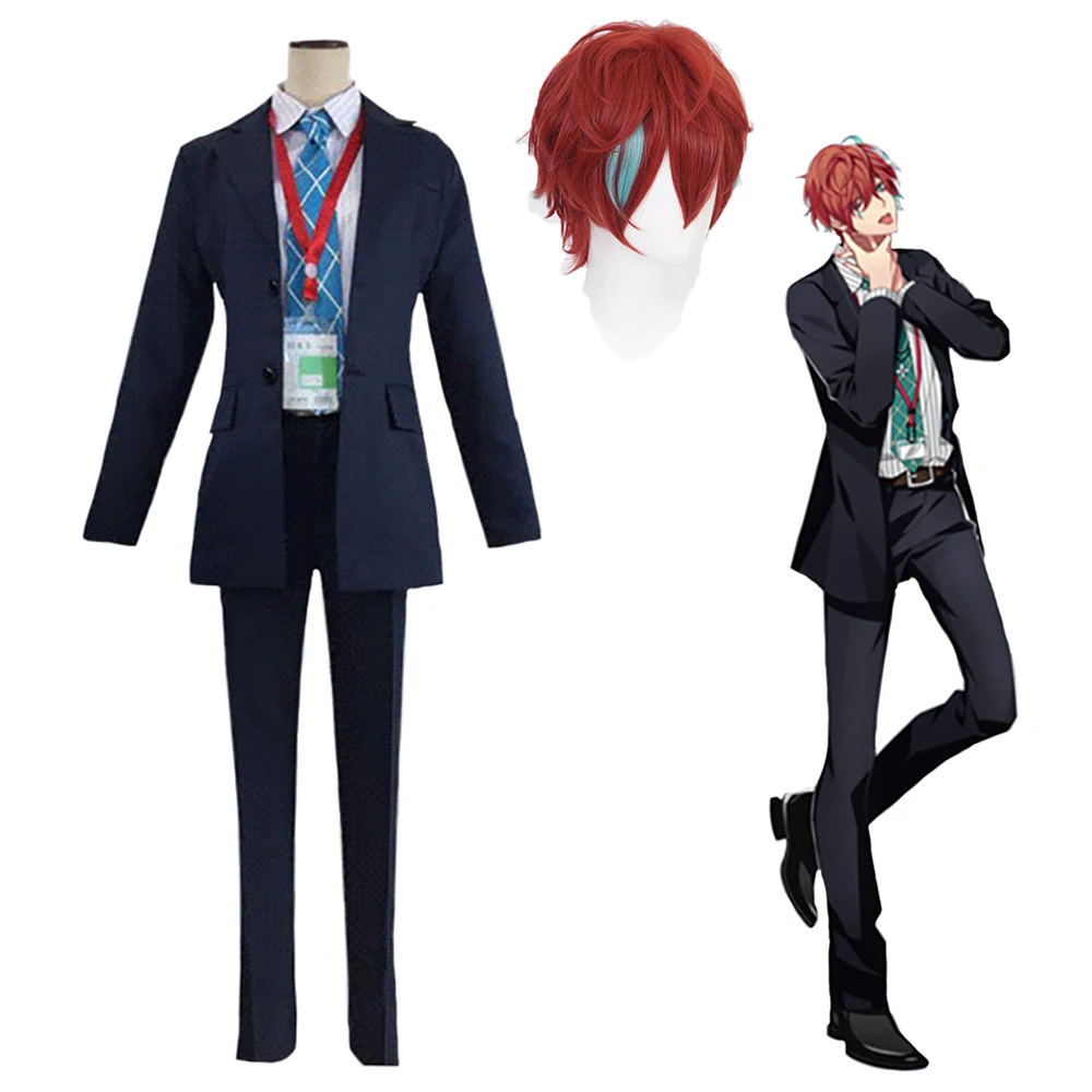 

DRB Division Rap Battle Doppo Kannonzaka Hypnosis Mic Cosplay Costume Halloween Carnival Party Uniform Wigs Suit