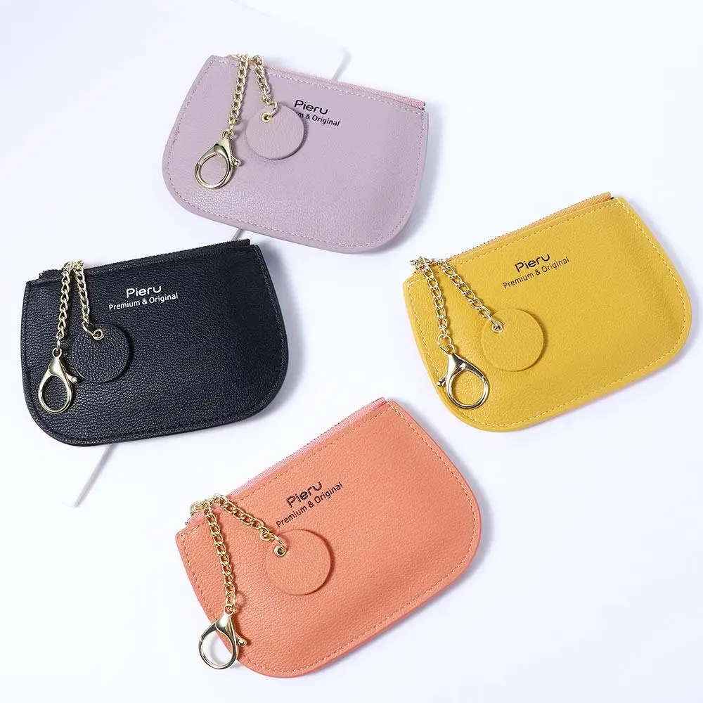 

Fashion Girls Zipper Wallet PU Leather Credit Card Bags Women Cash Clip Short Purse Small Wallet Coin purse ID Card holder