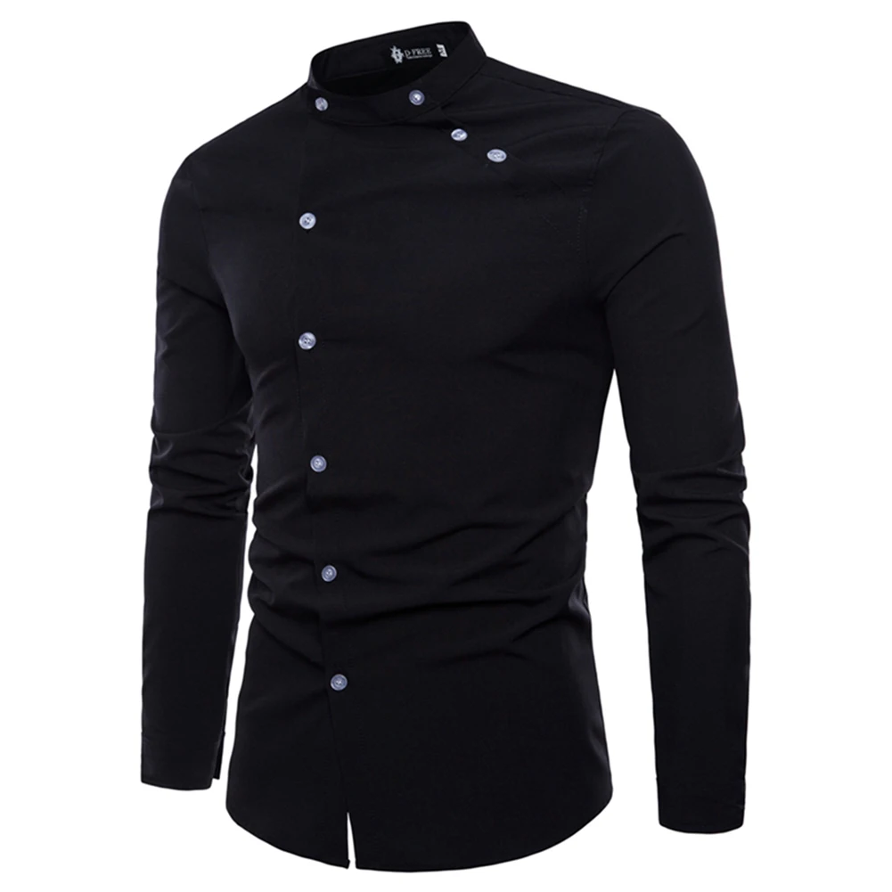 Men's Button Up Shirt in Solid Color Long Sleeve Casual Blouse Top Ideal for Autumn and Spring Colors to Choose From
Men's Button Up Shirt in Solid Color Long Sleeve Casual Blouse Top Ideal for Autumn and Spring Colors to Choose From