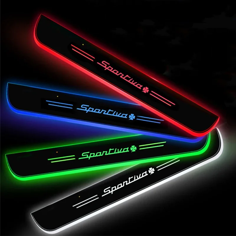 For Alfa Romeo Sportiva Logo Moving LED Welcome Lights Car Threshold Pedal Trim Strip Dynamic Streamer Lamps Wireless
For Alfa Romeo Sportiva Logo Moving LED Welcome Lights Car Threshold Pedal Trim Strip Dynamic Streamer Lamps Wireless