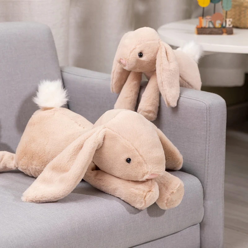 

38cm Cute Plush Toy Stuffed Toy Rabbit Doll Babies Sleeping Companion Cute Plush Long Ear Rabbit Doll Children's Gift