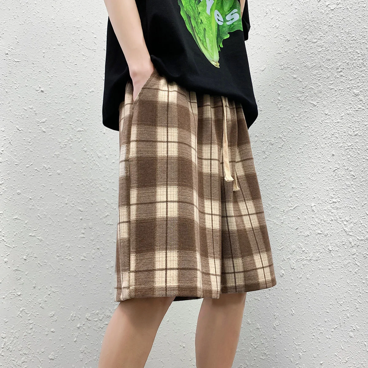 2022 Summer Men's Plaid Printed Casual Loose Cotton Elastic Waist Cargo Shorts Multi-pocket Bodybuilding Beach Streetwear Shorts
2022 Summer Men's Plaid Printed Casual Loose Cotton Elastic Waist Cargo Shorts Multi-pocket Bodybuilding Beach Streetwear Shorts