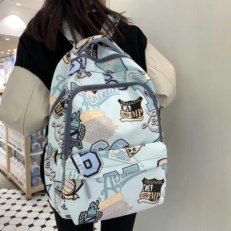 2023 New Student School Bag Waterproof Large Capacity Men's and Women's Backpack High Quality Designer Casual Trend Backpack
2023 New Student School Bag Waterproof Large Capacity Men's and Women's Backpack High Quality Designer Casual Trend Backpack
