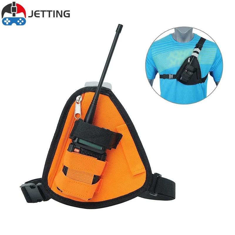 Adjustable Radio Harness Bag Front Pack Triangle Chest Bag Pouch Holster Carry Case For Walkie Talkie
Adjustable Radio Harness Bag Front Pack Triangle Chest Bag Pouch Holster Carry Case For Walkie Talkie