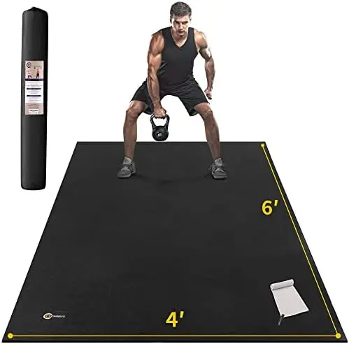 Large Exercise Mats for Home Workout, Extra Thick Workout Mats for Home Gym, Gym Mats for Jump Rope, Weights, Cardio, Fitness 6&
Large Exercise Mats for Home Workout, Extra Thick Workout Mats for Home Gym, Gym Mats for Jump Rope, Weights, Cardio, Fitness 6&