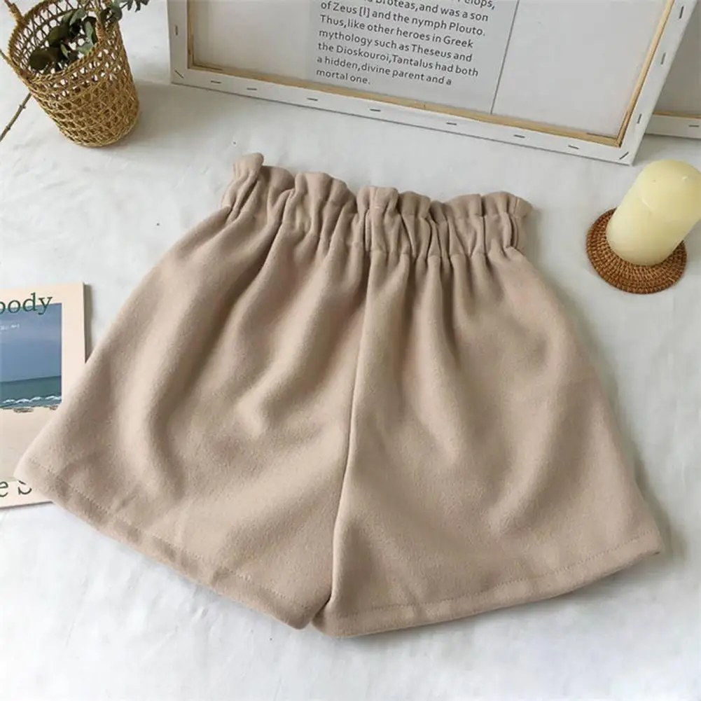 Loose Fit Women Shorts Elastic Drawstring High Waist Women's Shorts with Pockets for Spring Autumn Casual Solid Color Wide Leg
Loose Fit Women Shorts Elastic Drawstring High Waist Women's Shorts with Pockets for Spring Autumn Casual Solid Color Wide Leg