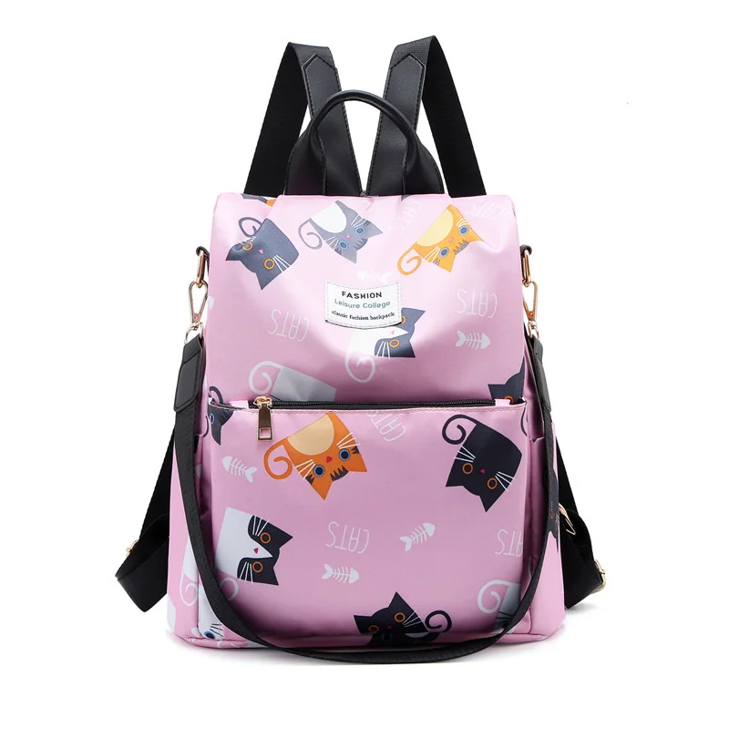 Fashion Flower Print Women Backpack Oxford Cloth Waterproof School Bag Girls School Backpack Female Travel Bagpack Shoulder Bag
Fashion Flower Print Women Backpack Oxford Cloth Waterproof School Bag Girls School Backpack Female Travel Bagpack Shoulder Bag