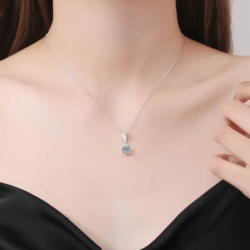 Moissanite Pendant on Luxury High Grade 1 Carat Rotating Bow Necklace Sterling Silver Wedding Engagement Jewelry 6 Mallzona Sdc8e9f2c3156421c920f8d23aec12af53 Moissanite Pendant on Luxury High Grade 1 Carat Rotating Bow Necklace Sterling Silver Wedding Engagement Jewelry Mallzona