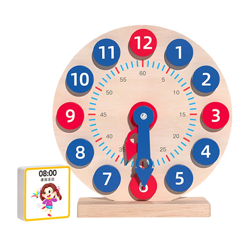 1 Set Kids Wood Clock Toy Children Educational Clock Model Time Learning Clock Plaything
1 Set Kids Wood Clock Toy Children Educational Clock Model Time Learning Clock Plaything