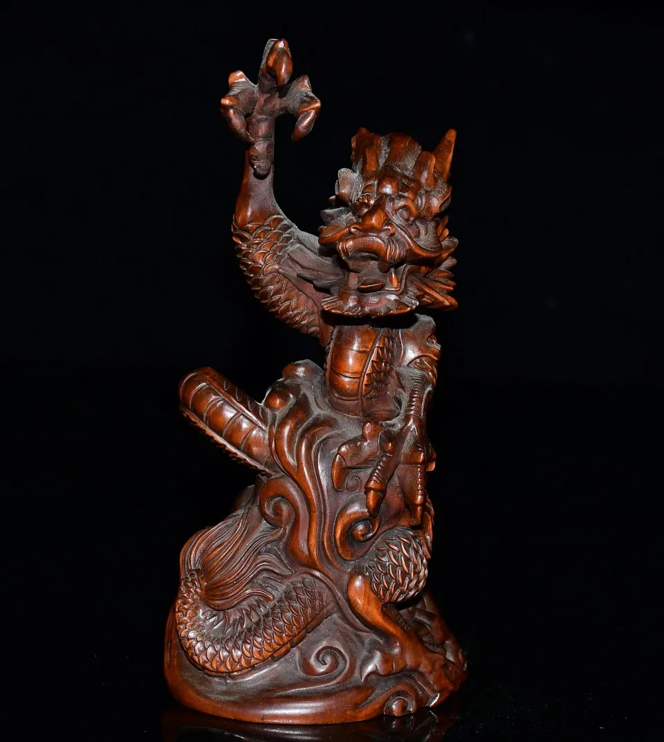 Classic Boxwood Carved Wooden Dragon Ornaments With Exquisite Craftsmanship and Beautiful Appearance are Worth Collecting
Classic Boxwood Carved Wooden Dragon Ornaments With Exquisite Craftsmanship and Beautiful Appearance are Worth Collecting