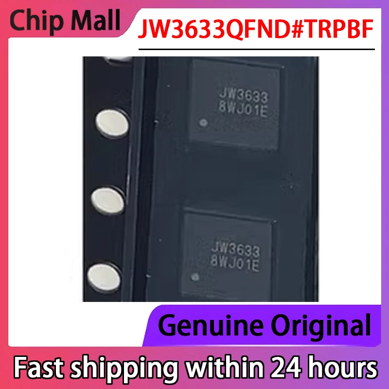 5PCS New Original JW3633QFND#TRPBF JW3633 QFN Charging Power Management Chip IC in Stock
5PCS New Original JW3633QFND#TRPBF JW3633 QFN Charging Power Management Chip IC in Stock