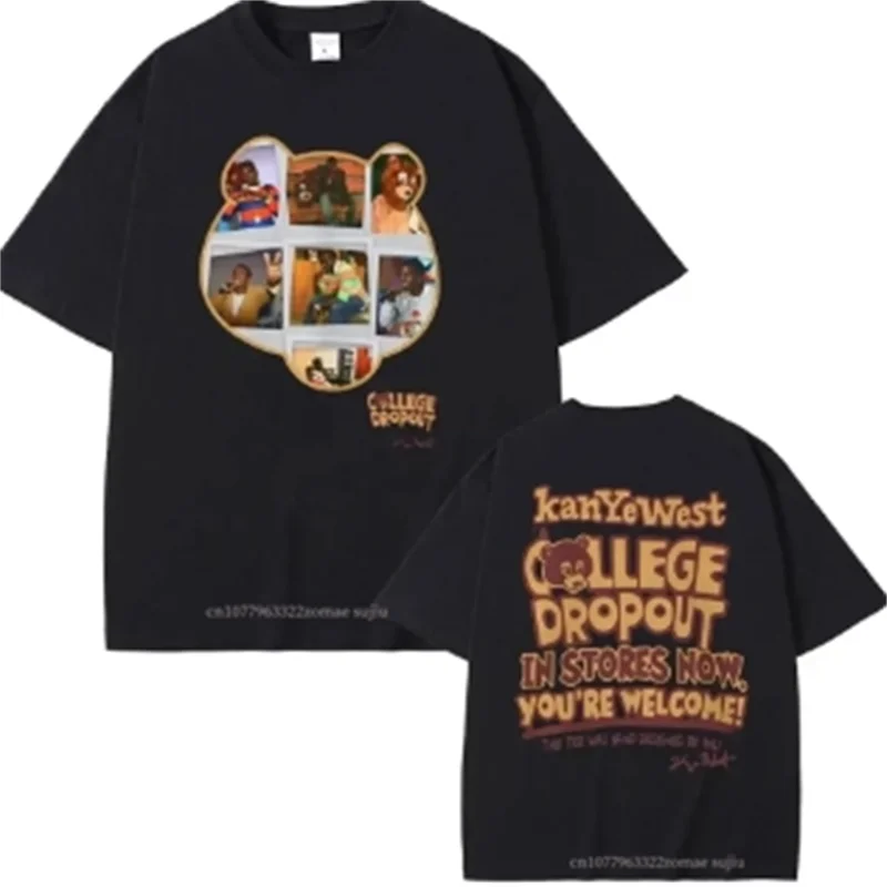 Best Famous Kanye West The College Dropout Tee Men Women Print Cotton T Shirt Short Sleeve Tshirt Summer Oversized T-shirts Tops
Best Famous Kanye West The College Dropout Tee Men Women Print Cotton T Shirt Short Sleeve Tshirt Summer Oversized T-shirts Tops