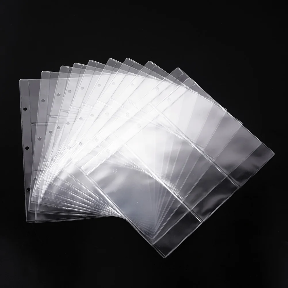 PVC Paper Money Album Transparent Accessories Portable Folders Holder 10Pcs Banknotes Page Currency Collection
PVC Paper Money Album Transparent Accessories Portable Folders Holder 10Pcs Banknotes Page Currency Collection