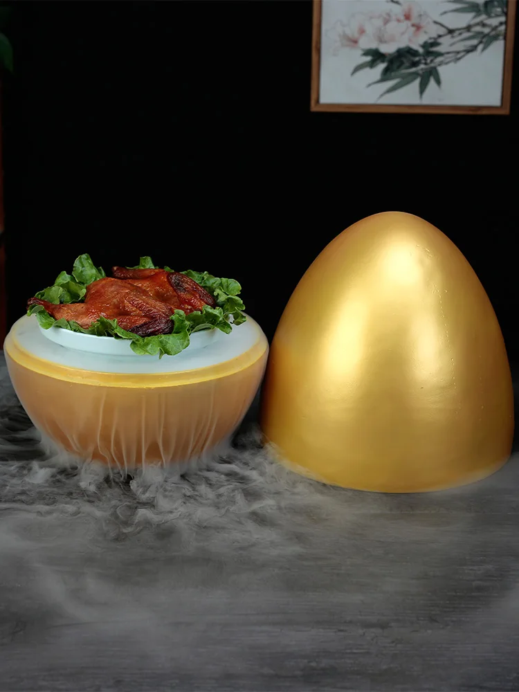 Hotel Dry Ice Tray Restaurant Commercial Artistic Conception Dish Plate Round Characteristics Dry Ice Smoke Golden Egg Tableware
Hotel Dry Ice Tray Restaurant Commercial Artistic Conception Dish Plate Round Characteristics Dry Ice Smoke Golden Egg Tableware
