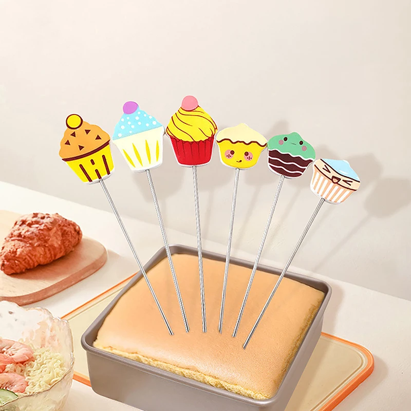 1Pc Stainless Steel Cake Tester Stick Reusable Baking Tester Cake Testing Needles Muffin Cakes Baking Tool Kitchen Supplies
1Pc Stainless Steel Cake Tester Stick Reusable Baking Tester Cake Testing Needles Muffin Cakes Baking Tool Kitchen Supplies