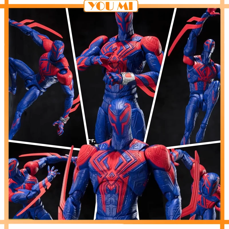 

CT Toys Spiderman Figure Across The Spider-Verse Part One S.H.Figuarts Spider-Man 2099 Shf Action Figures Doll Collectibles Gift