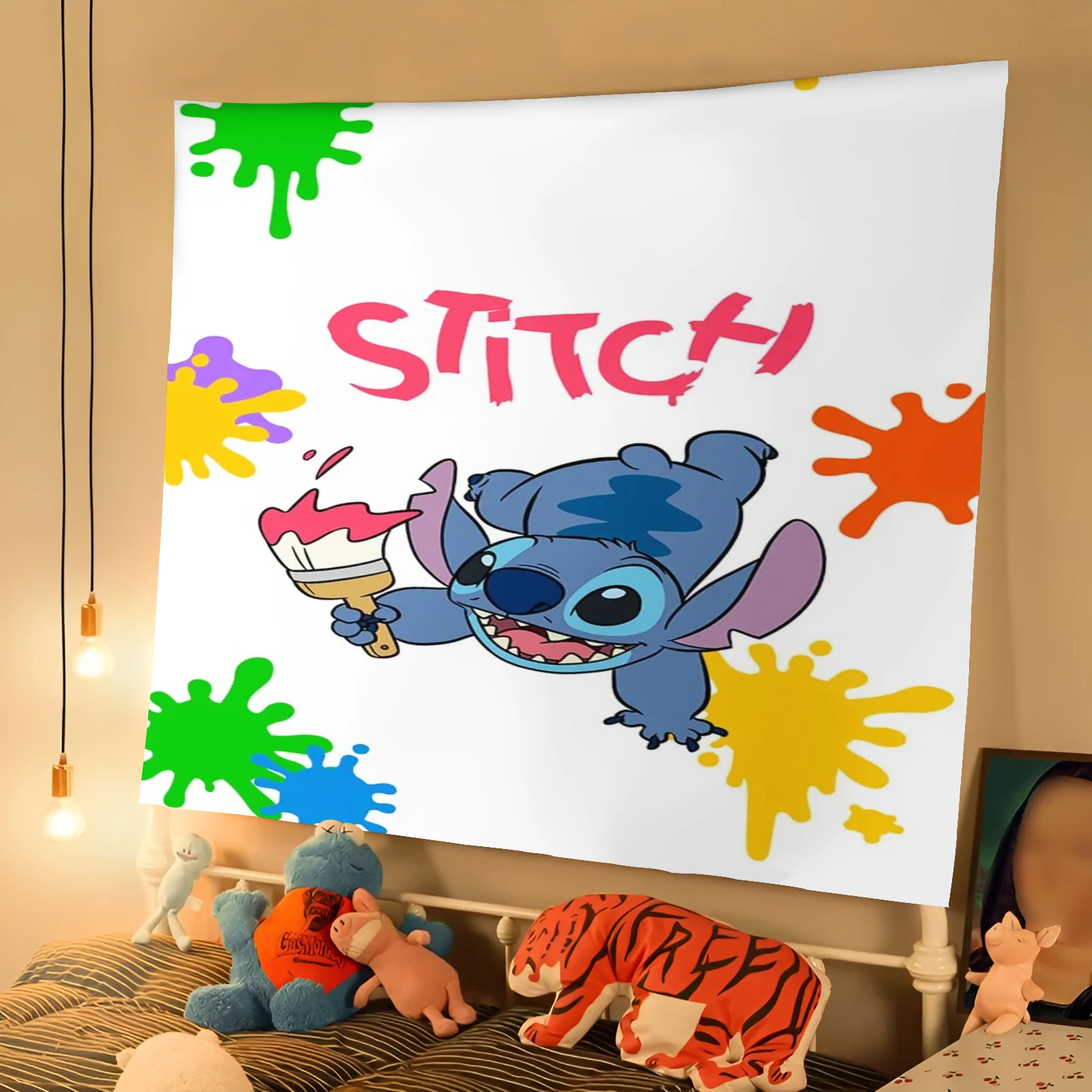 MINISO Disney co-brand Tapestry Stitch Star Baby Cute Cartoon Background Cloth Dormitory Bedside Decoration Wallpaper Ins Photo
MINISO Disney co-brand Tapestry Stitch Star Baby Cute Cartoon Background Cloth Dormitory Bedside Decoration Wallpaper Ins Photo