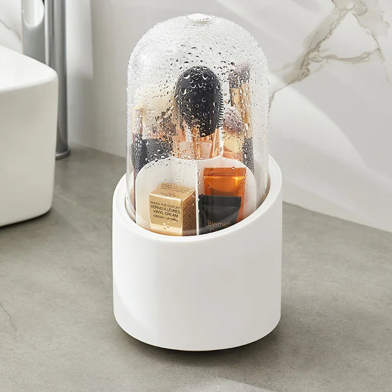 Rotating Lid Small Makeup Box Brush Women Dividerroom Clear Storage Box Bedroom Plastic Desk Beauty Kosmetyki Household Tools
Rotating Lid Small Makeup Box Brush Women Dividerroom Clear Storage Box Bedroom Plastic Desk Beauty Kosmetyki Household Tools