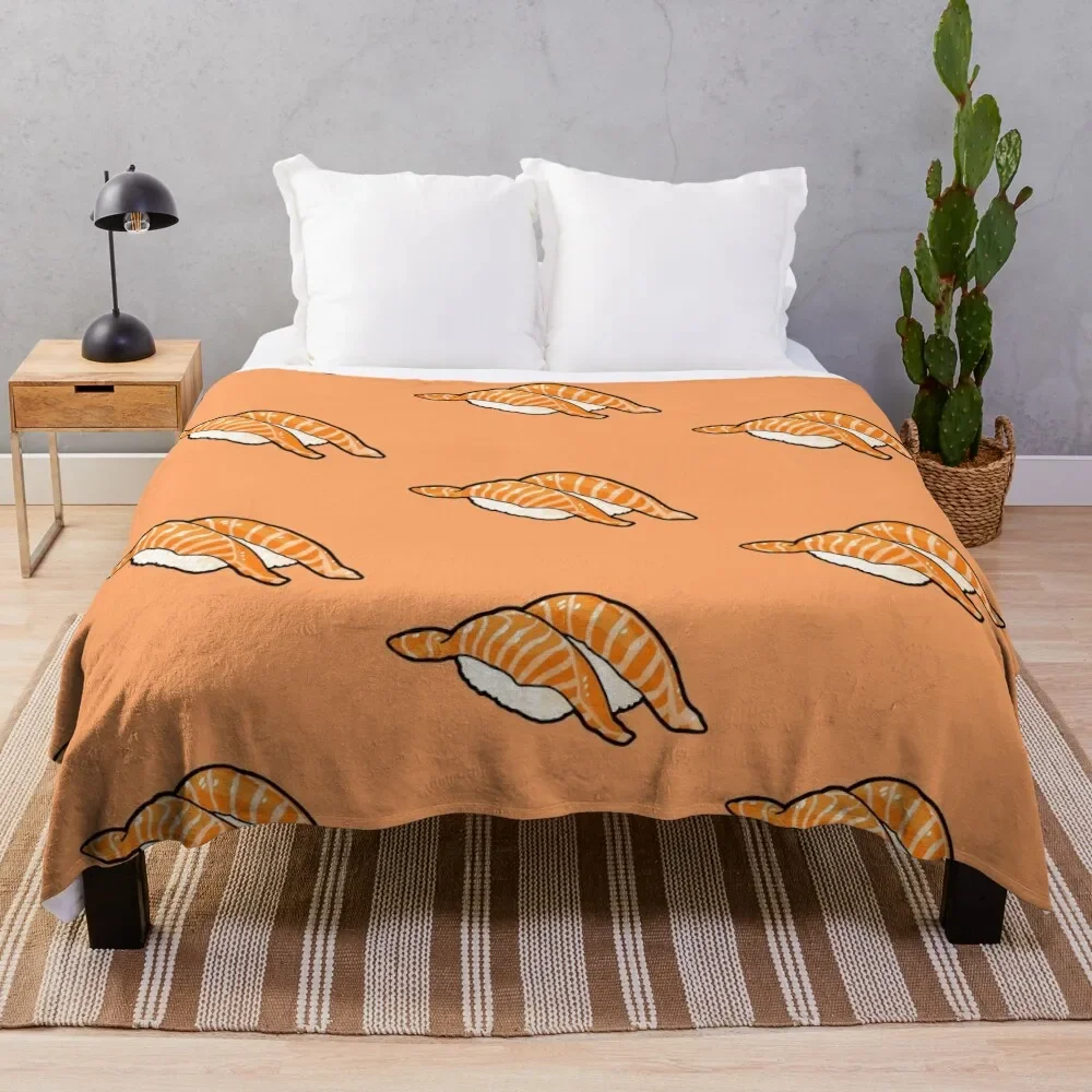 Pattern of salmon sushi Japanese food Throw Blanket Kid'S Soft Blankets
Pattern of salmon sushi Japanese food Throw Blanket Kid'S Soft Blankets
