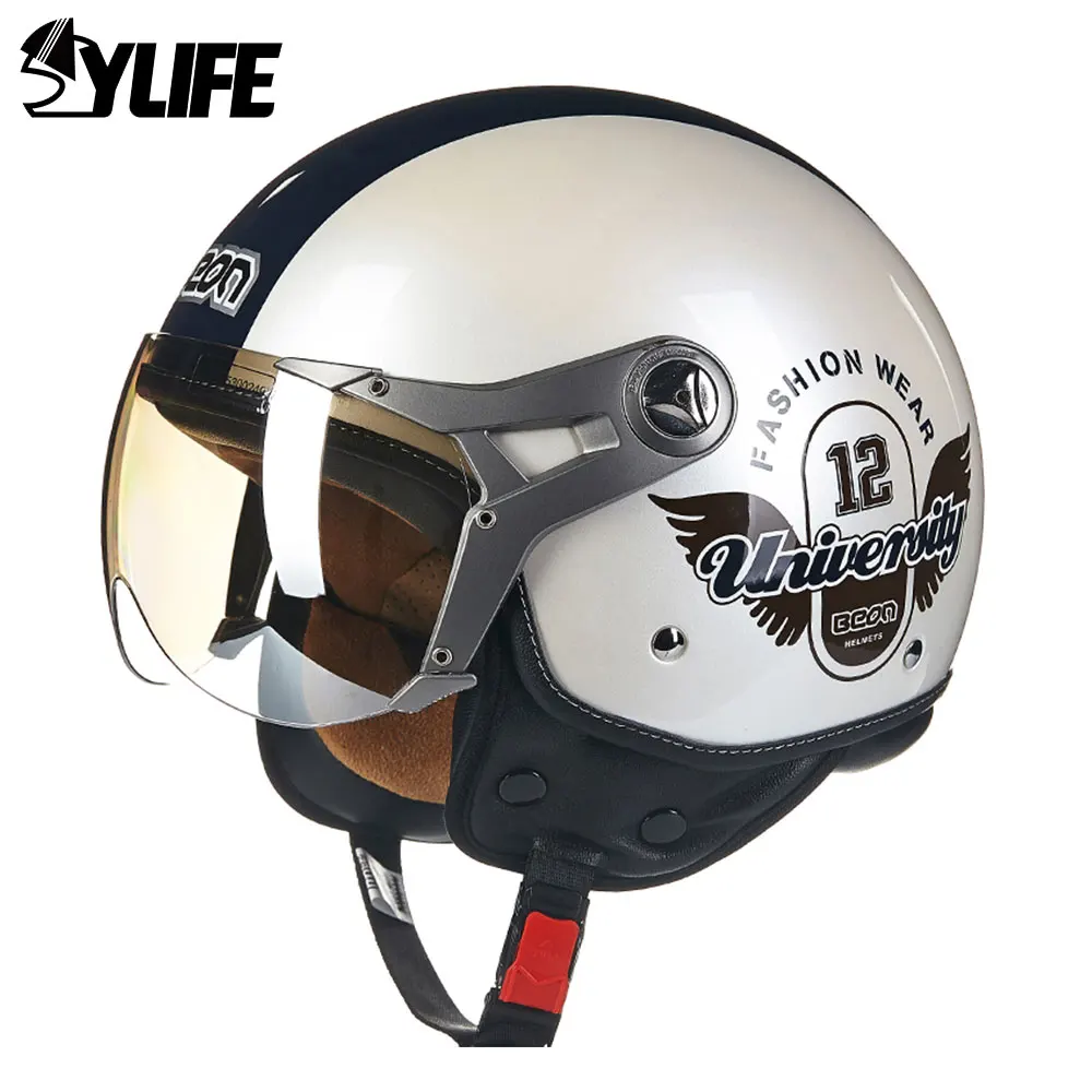 Scooter Retro Moto Helmet DOT Certification Motorcycle Helmet Casco Moto Open Face Capacete De Moto Motocross Helmet Men Women
Scooter Retro Moto Helmet DOT Certification Motorcycle Helmet Casco Moto Open Face Capacete De Moto Motocross Helmet Men Women
