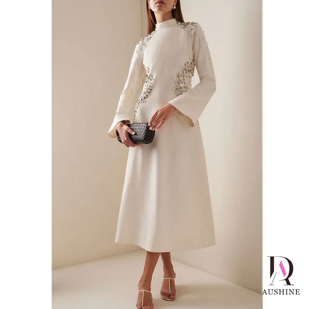 Aushine Dress Ankle Length Luxury Birthday Evening Dress Full Sleeves Summer Elegant Wedding Party Gowns For Women 2024
Aushine Dress Ankle Length Luxury Birthday Evening Dress Full Sleeves Summer Elegant Wedding Party Gowns For Women 2024