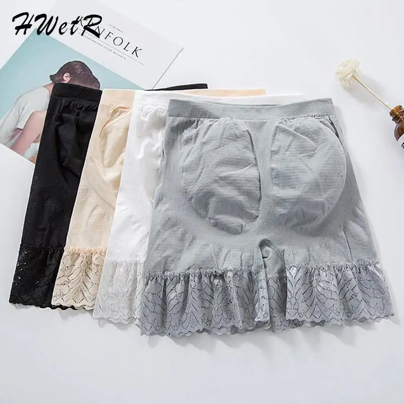 Women Summer Safety Underwear Seamless Lace Edge Thin High Waist Safe Pants Female Boxers Under Shorts Anti-light Leggings
Women Summer Safety Underwear Seamless Lace Edge Thin High Waist Safe Pants Female Boxers Under Shorts Anti-light Leggings