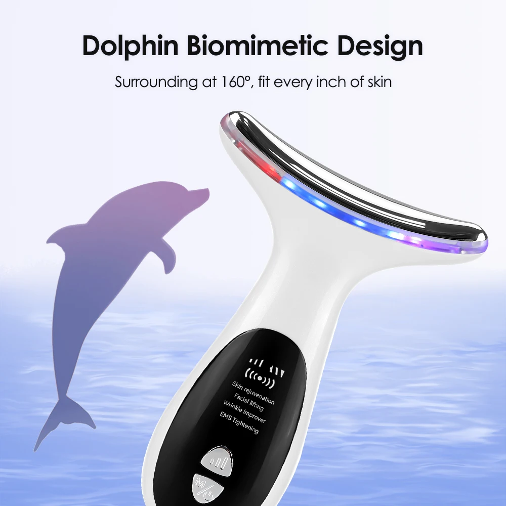 EMS Microcurrent Chin Lifting Face Neck Beauty Device LED Photon Firming Rejuvenation Anti Wrinkle Skin Care Facial Massager
EMS Microcurrent Chin Lifting Face Neck Beauty Device LED Photon Firming Rejuvenation Anti Wrinkle Skin Care Facial Massager