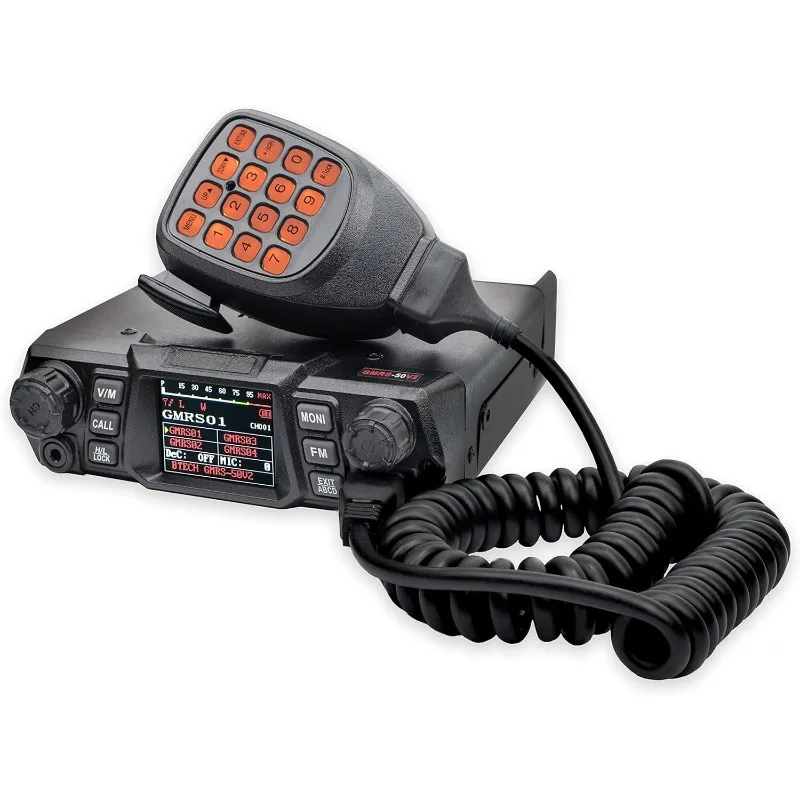 GMRS-50V2 50W 256 Fully Customizable Channels Mobile GMRS Two-Way Radio. Repeater Compatible, Dual Band Scanning (VHF/UHF), FM
GMRS-50V2 50W 256 Fully Customizable Channels Mobile GMRS Two-Way Radio. Repeater Compatible, Dual Band Scanning (VHF/UHF), FM